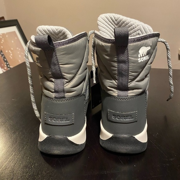 Sorel Whitney II short lace winter water proof insulated boot size 8.5 in quarry - Picture 4 of 8